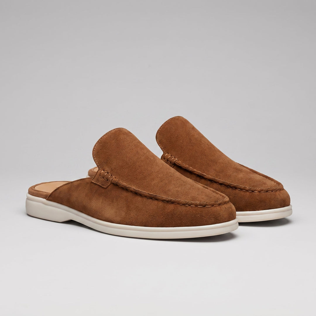 Men's Slip-On Moccasin Mules - Elena Harper