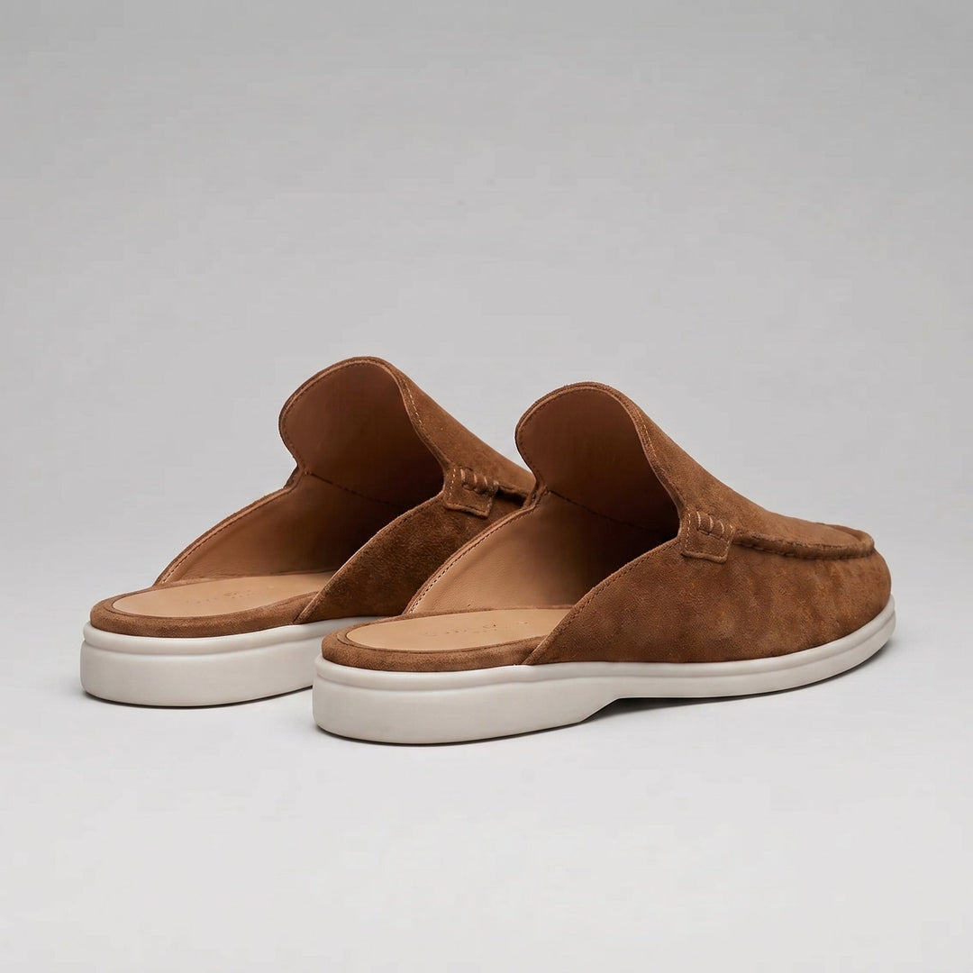 Men's Slip-On Moccasin Mules - Elena Harper