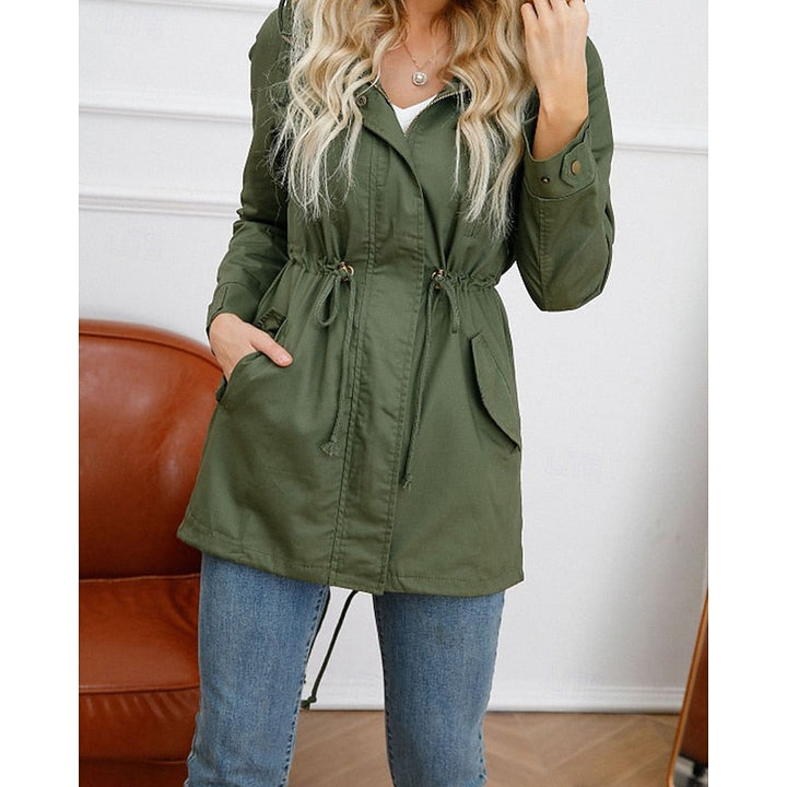 Ruth Hooded Utility Coat, view 6 - Elena Harper
