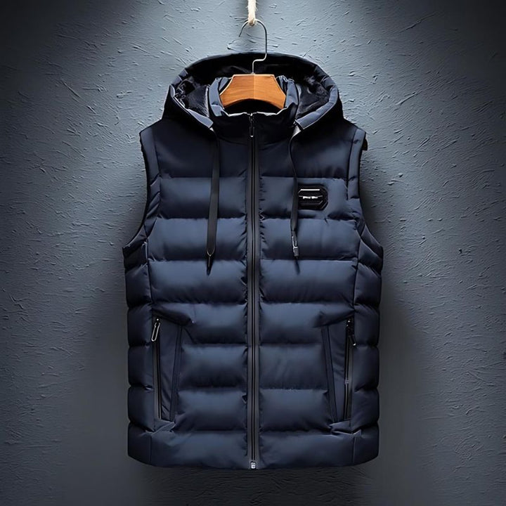 LUCAS – HOODED PUFFER VEST