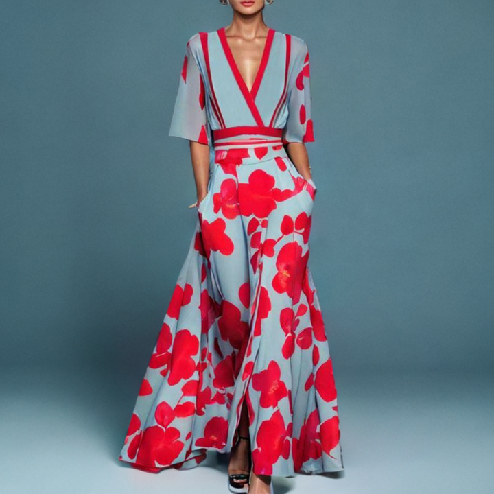Elegant Viscose Dress - Elena Harper