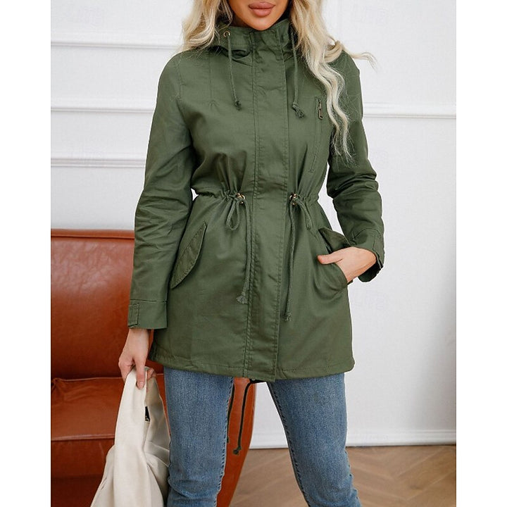 Ruth Hooded Utility Coat, view 4 - Elena Harper
