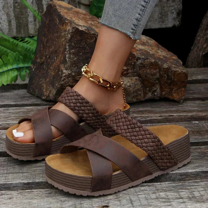 Emma & Rose Cape Town Sara orthopaedic sandals with adjustable straps and cushioned soles, designed for comfortable support.
