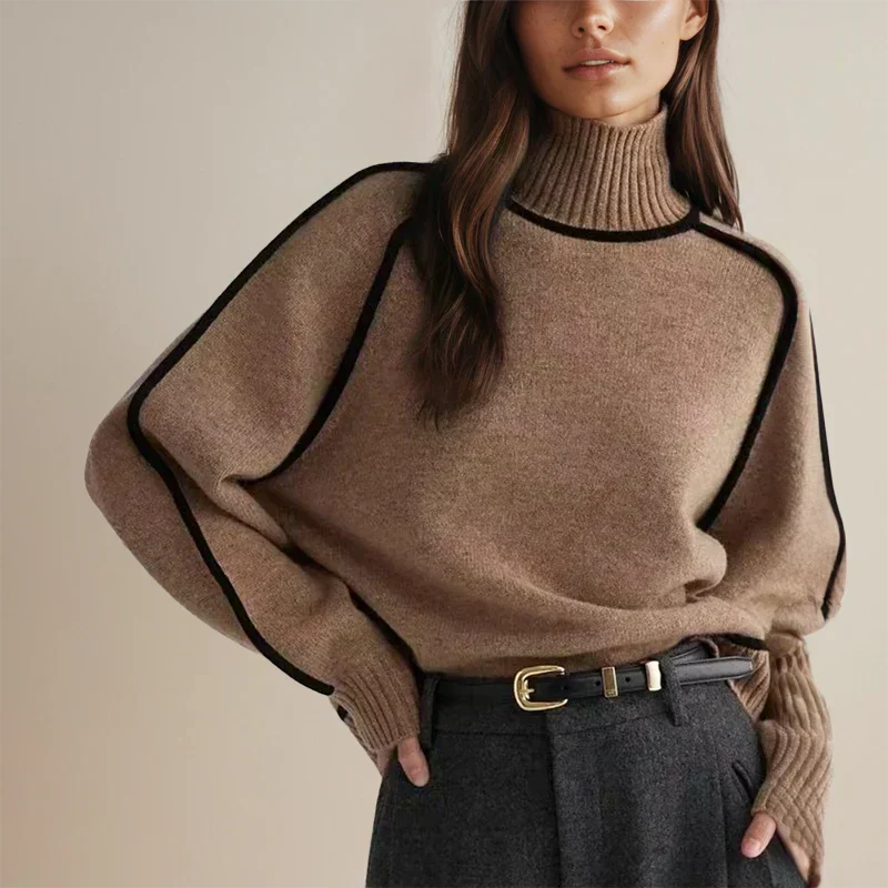 Genoveva Comfortable Knit Sweater - Elena Harper