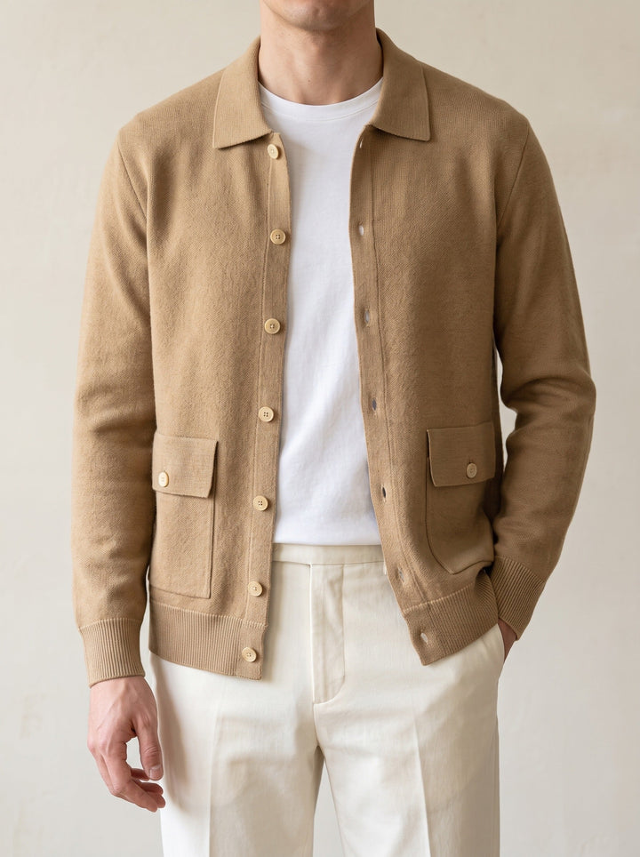 100% CASHMERE JACKET.