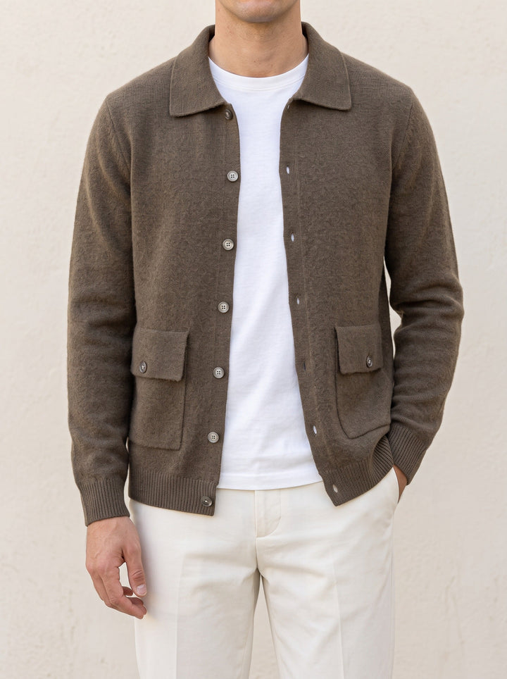 100% CASHMERE JACKET.