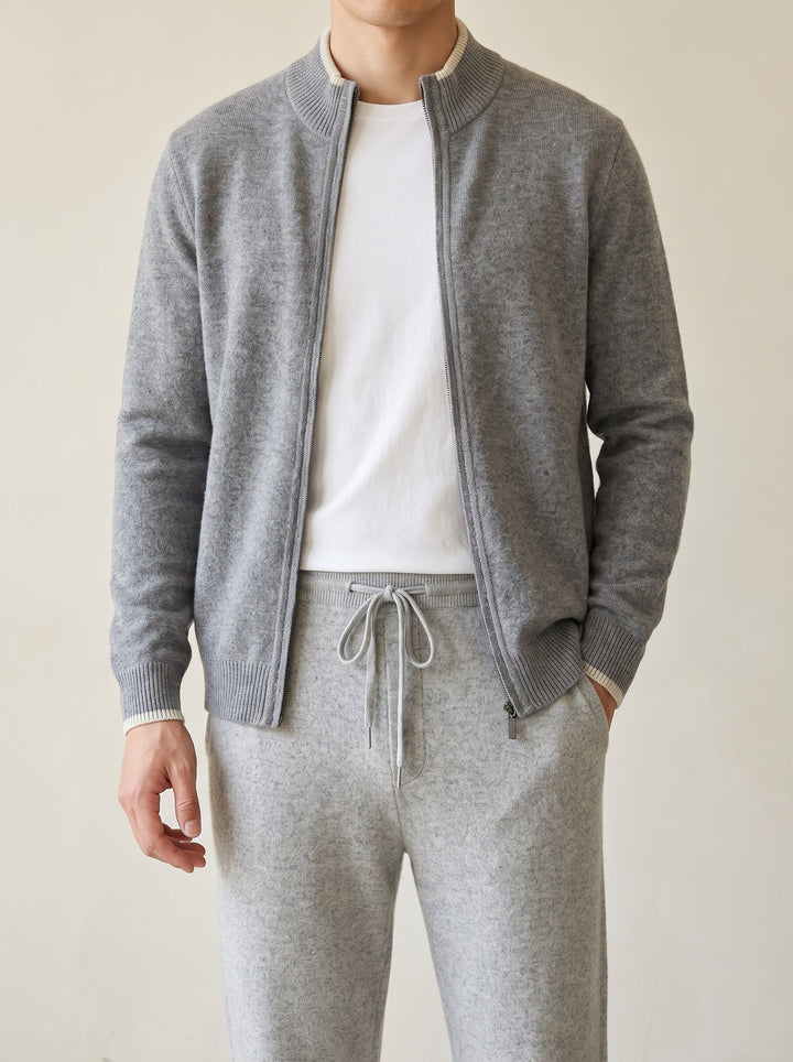 100% MERINO WOOL TWO TONE TRACKSUIT.