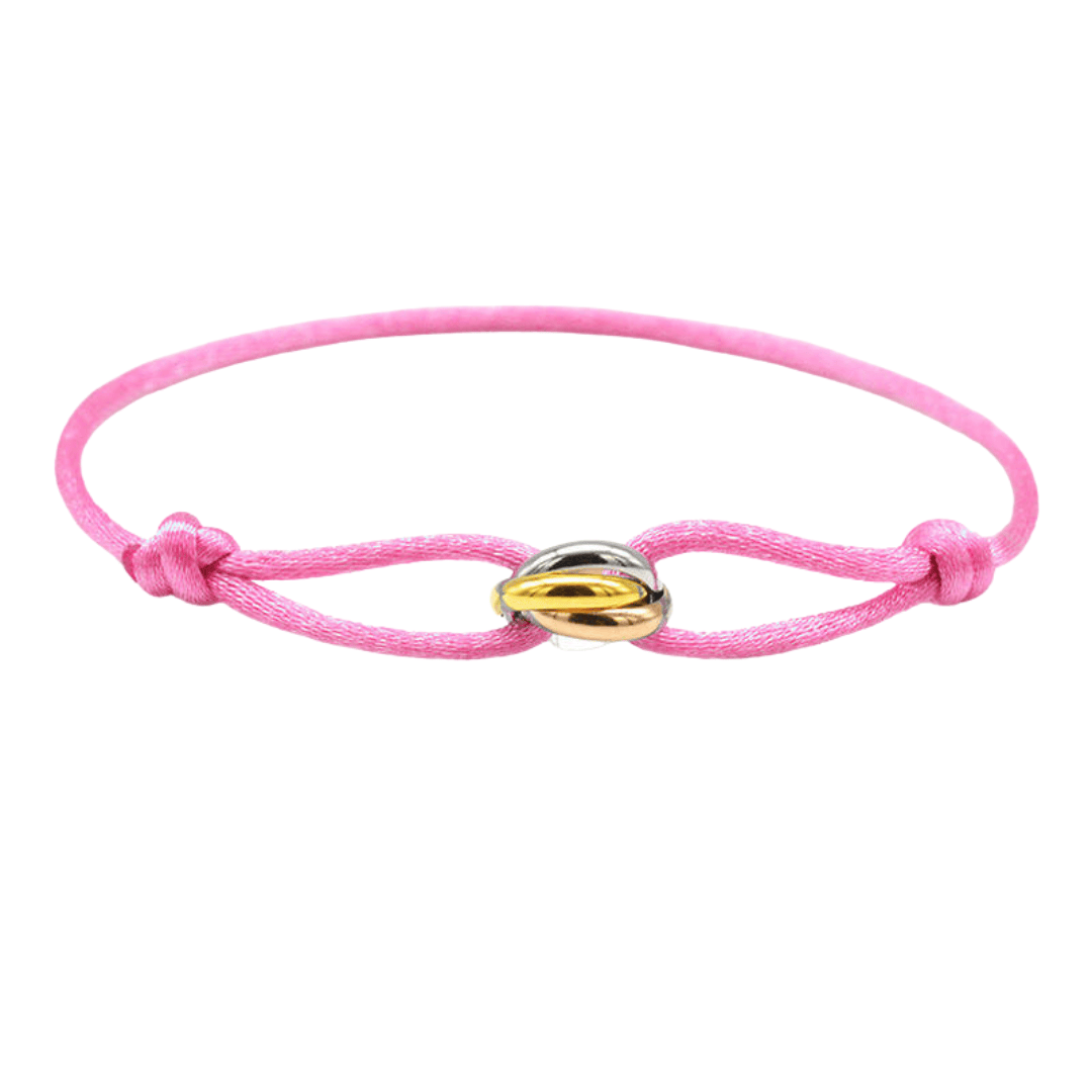 Emma & Rose Manhattan Ryan Golden Trifecta Bracelet featuring layered gold chains and delicate charm details.