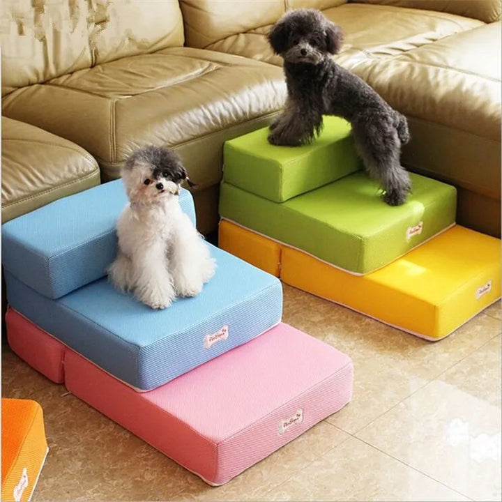 Non-Slip Pet Stairs with Soft Foam for Dogs and Cats