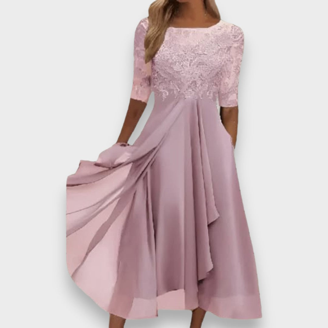 Rayka Elegant Dress, view 2 - Elena Harper