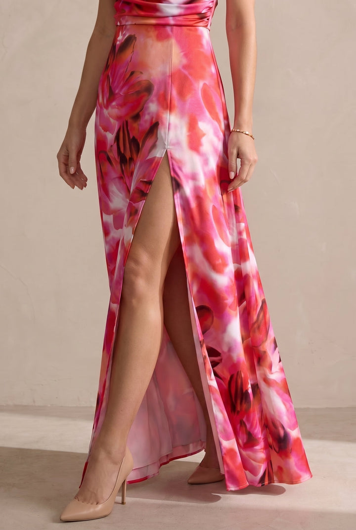 Women's Elegant Midi Dress with Timeless Silhouette