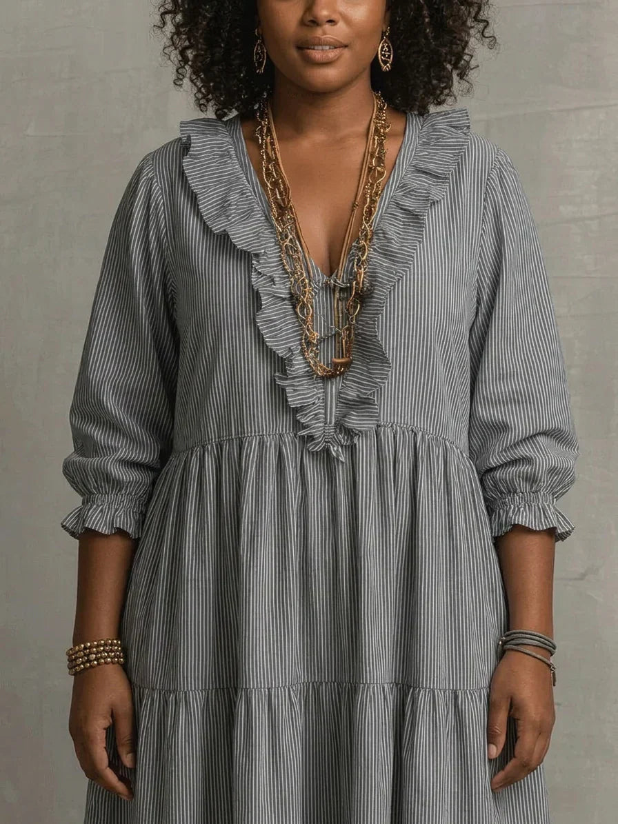 Soraya | Boho Long Sleeve Maxi Dress