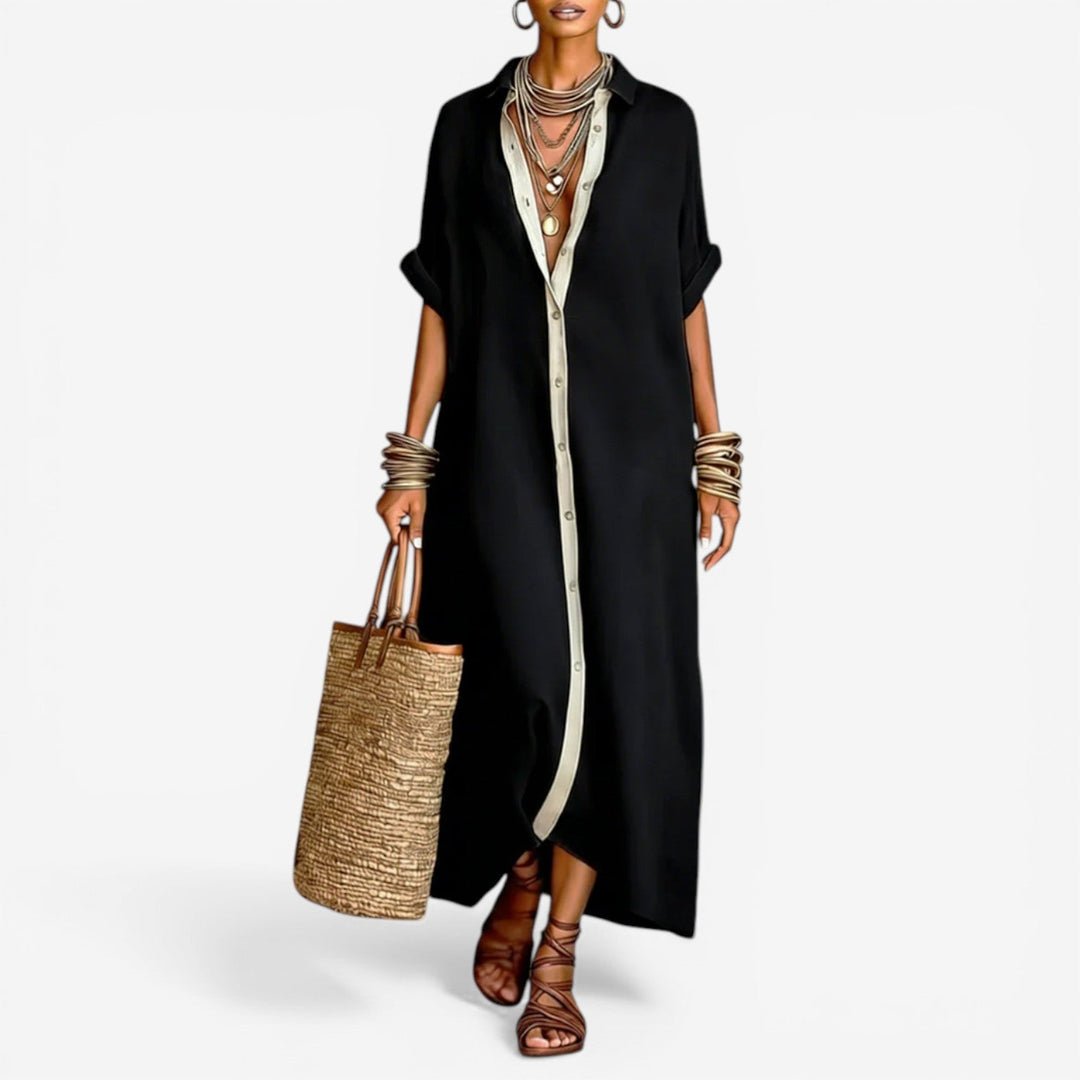 Elysia™  |  Effortless Shirt Dress