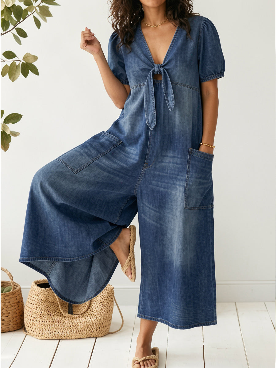 Women's Effortless Denim Jumpsuit