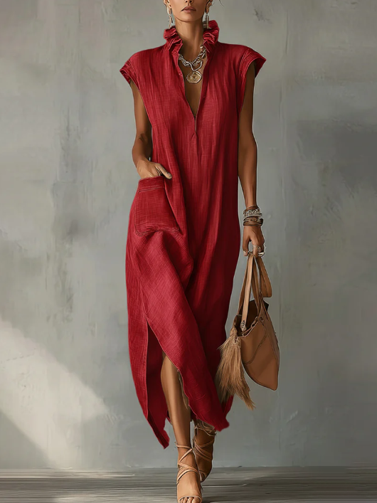 Elara Maxi Dress Spring Ruffled - Elena Harper