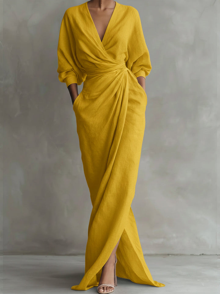 Pauline Fluid Dress Timeless Elegance, view 7 - Elena Harper