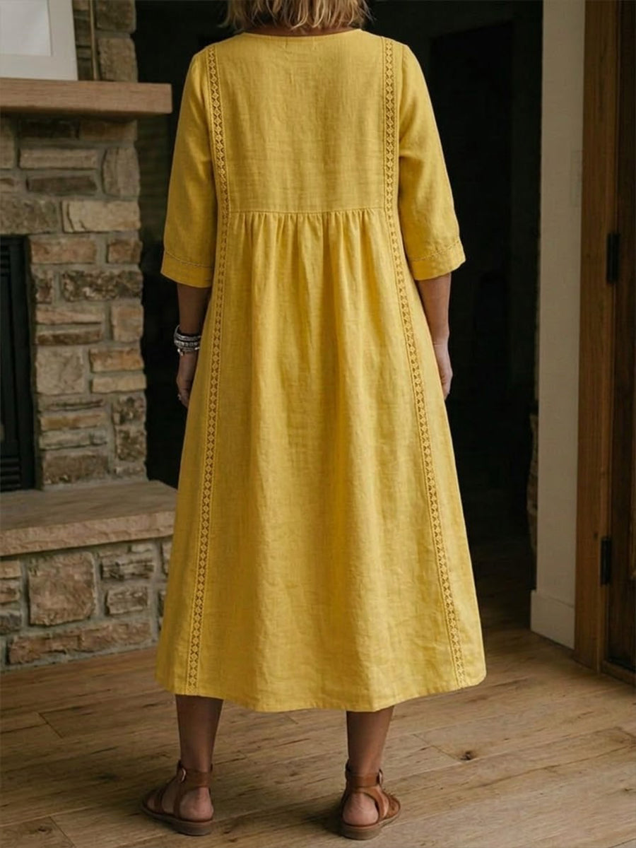 Fleur™  |  Artistic Floral Sleeve Dress