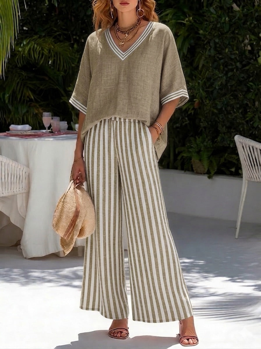 Alira™ | Striped Two-Piece Set
