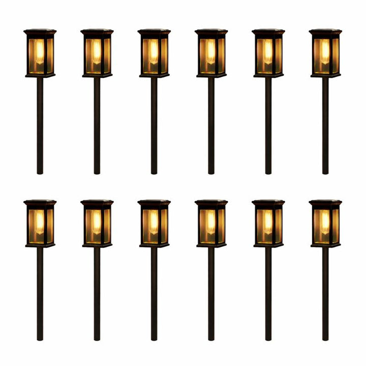 Outdoor ABS Solar LED Lantern Pathway Light