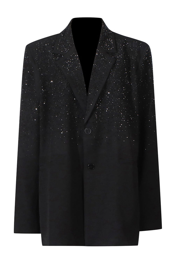 Oversized Blazer with Sparkling Details for Women