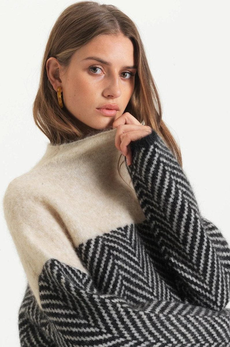 Wool Oversized Turtleneck for Women