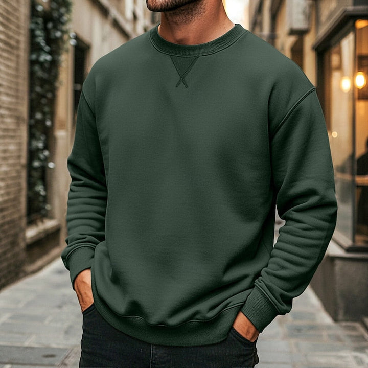 Easton Classic Crew Neck Sweatshirt, view 9 - Elena Harper