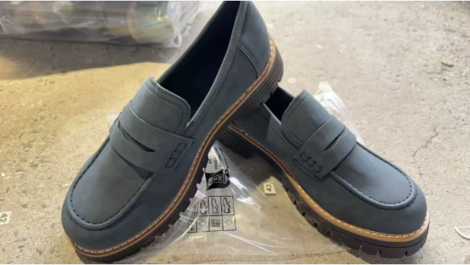 Pietra Robust Leather Loafers, view 7 - Elena Harper