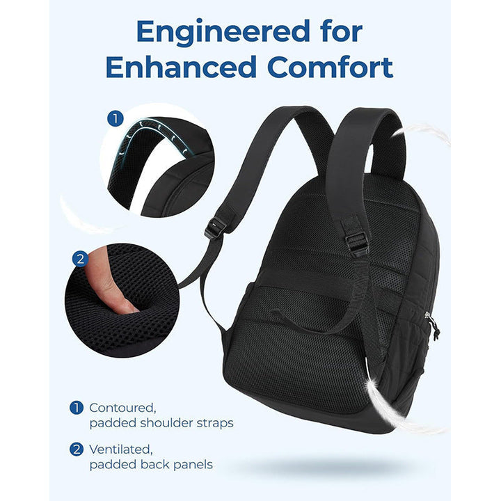 Laptop Backpack with Multiple Pockets - Padded and Water-Resistant