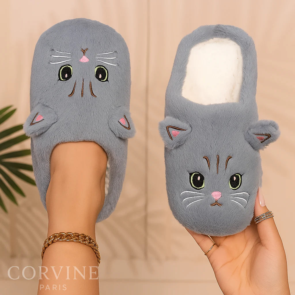 Ingrid™  |  Soft Cat Slippers MiauComfort