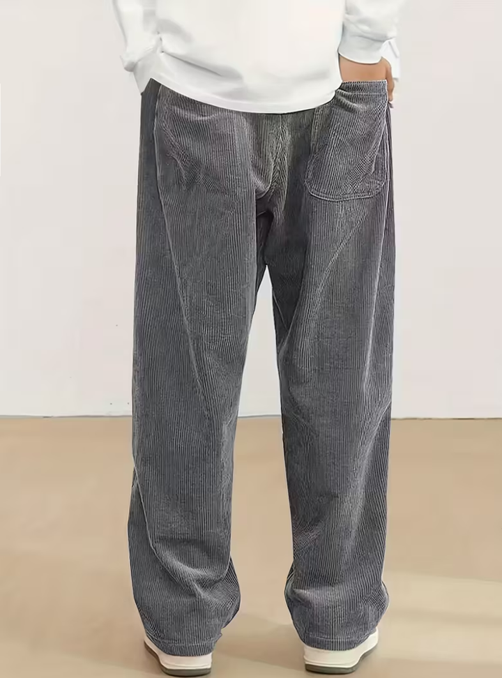 Wide Leg Drawstring Pants for Men