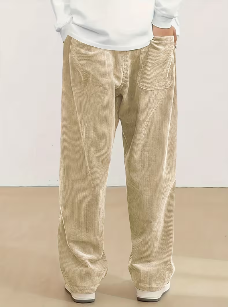 Wide Leg Drawstring Pants for Men