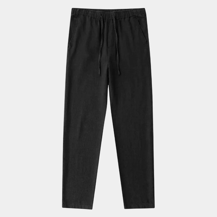 Men's Pants with Elastic Waist and Drawstring