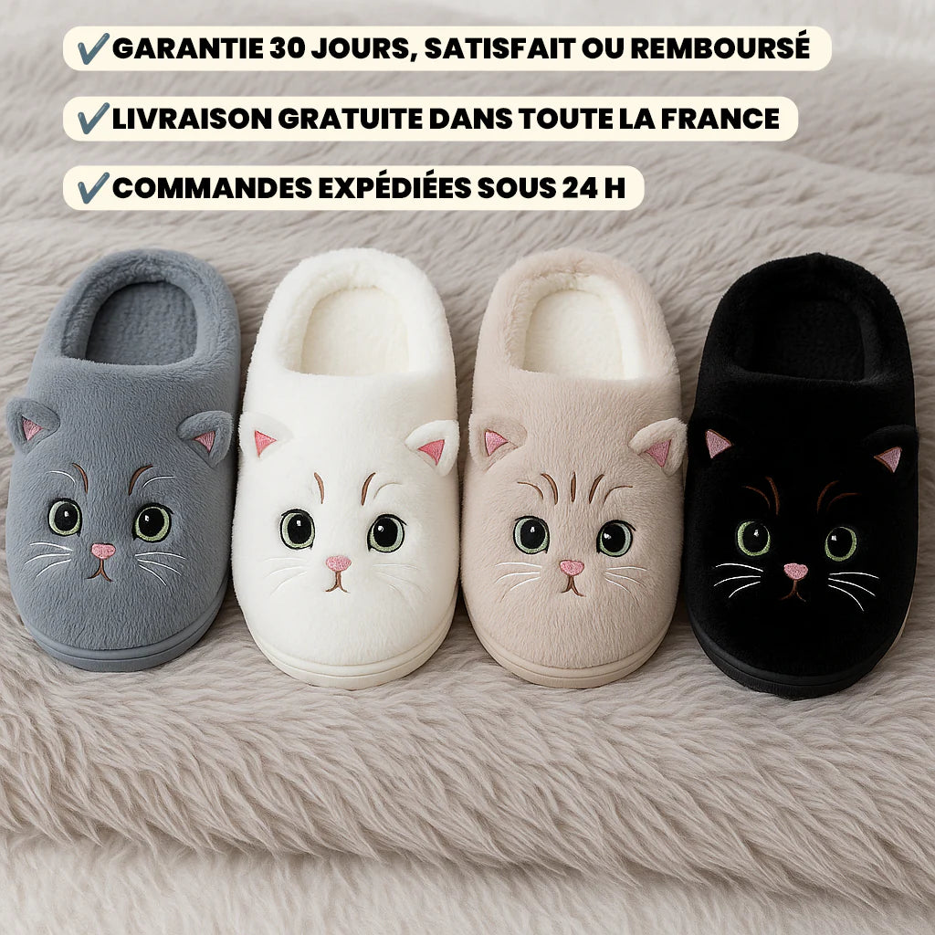 Ingrid™  |  Soft Cat Slippers MiauComfort