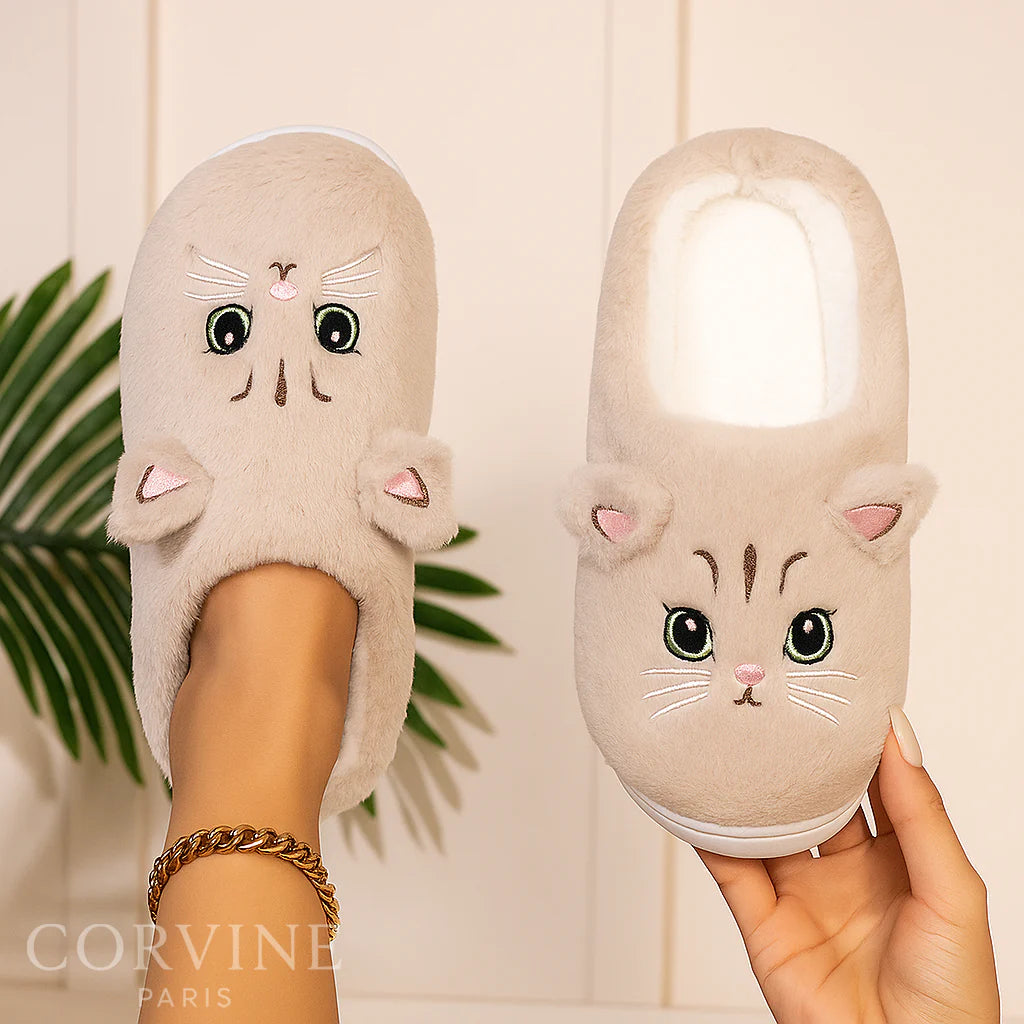 Ingrid™  |  Soft Cat Slippers MiauComfort