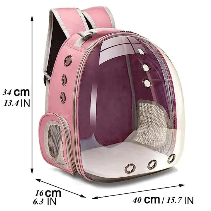 Pet Carrier with 360° View - Comfortable, Safe & Stylish