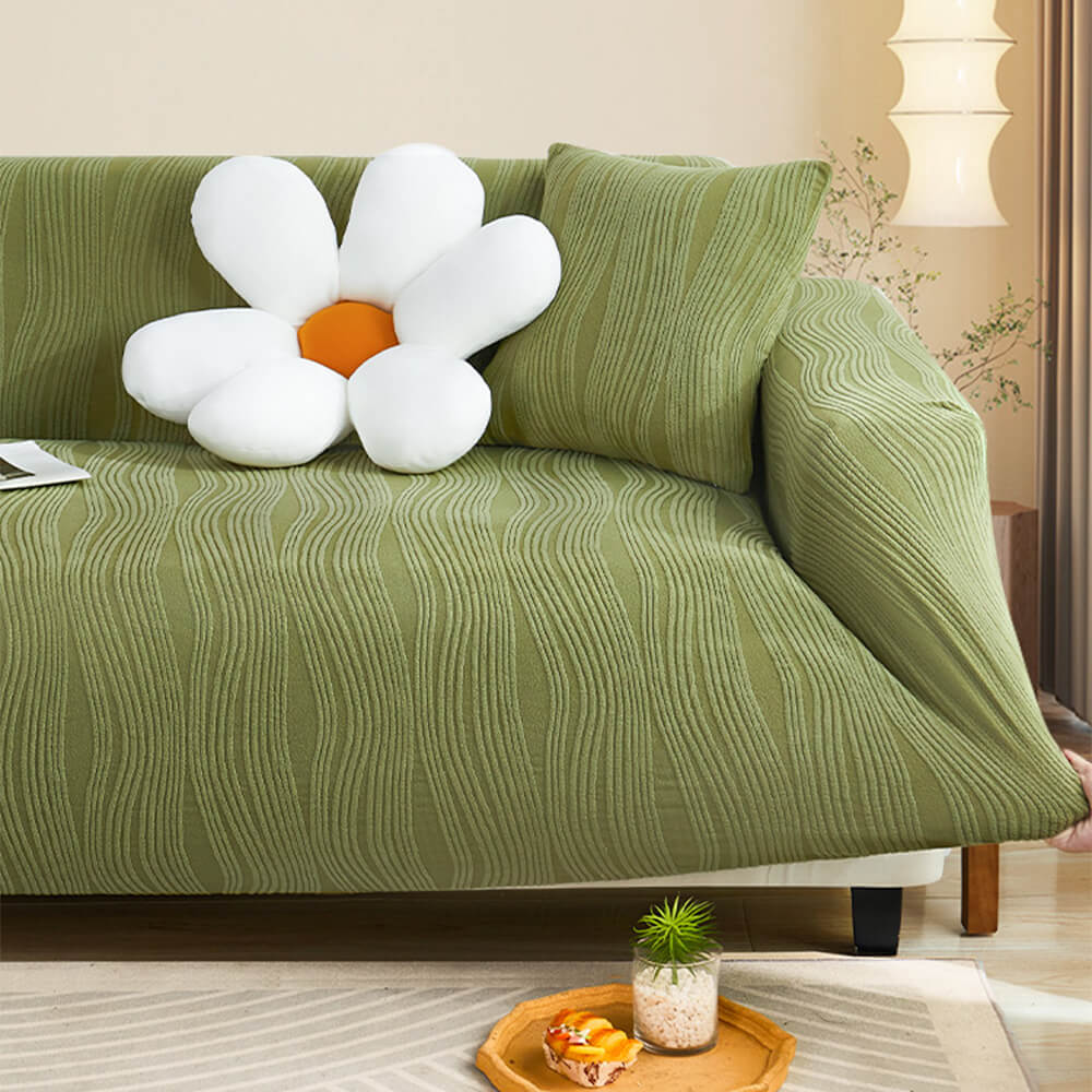 Pet-Friendly Jacquard Stretch Anti-Scratch Sofa Cover