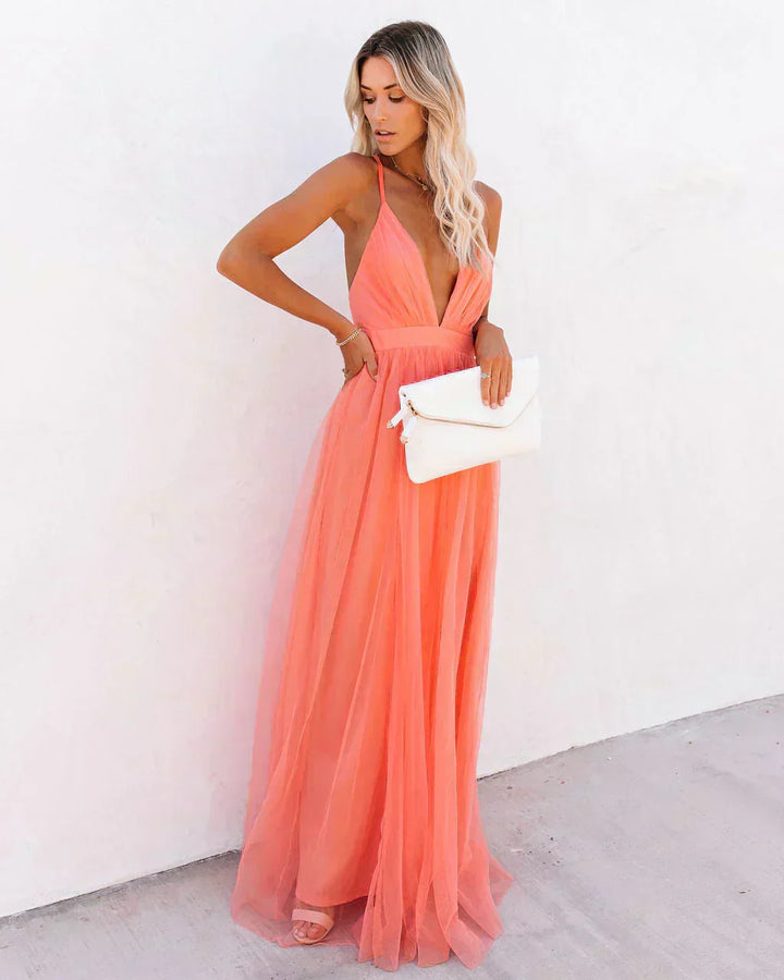 Serena Whispering Dusk Maxi Dress - Elena Harper