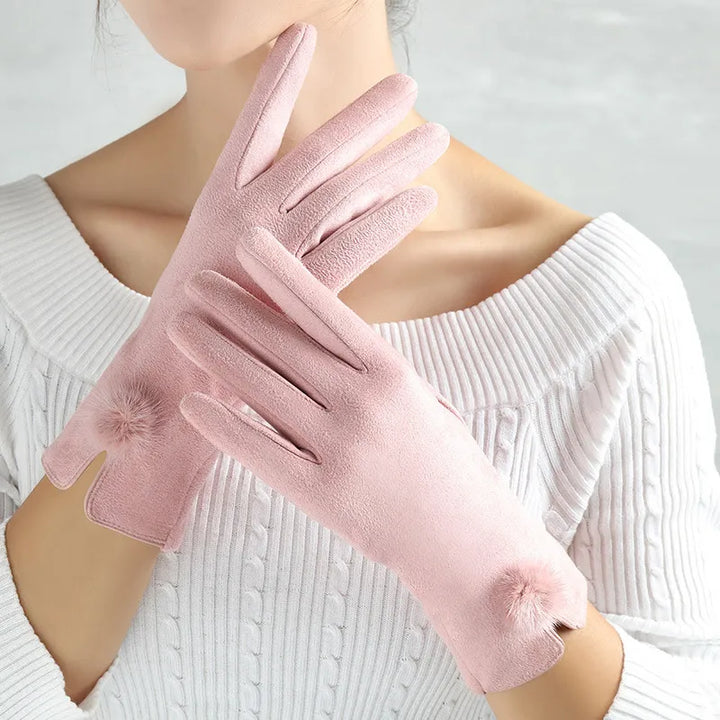 Women's Vintage Winter Gloves