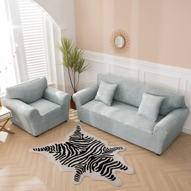 Pistachio Solid Colour Sofa Covers for Edgy Style & Protection