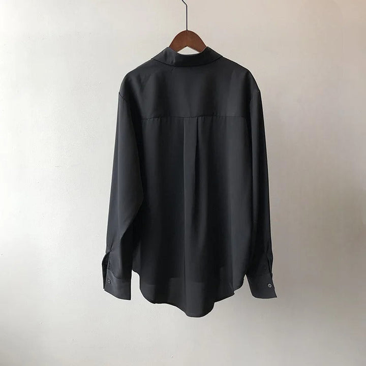 Ellie Timeless Elegance in Silk Blouse - Elena Harper