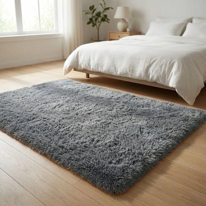 Plush Non-Slip Low-Pile Rectangular Floor Mat
