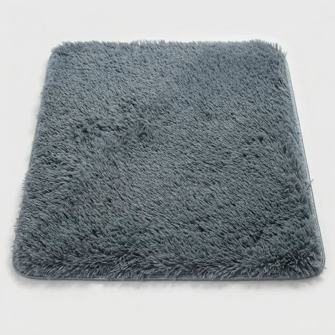 Plush Non-Slip Low-Pile Rectangular Floor Mat