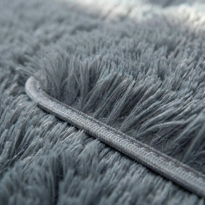 Plush Non-Slip Low-Pile Rectangular Floor Mat
