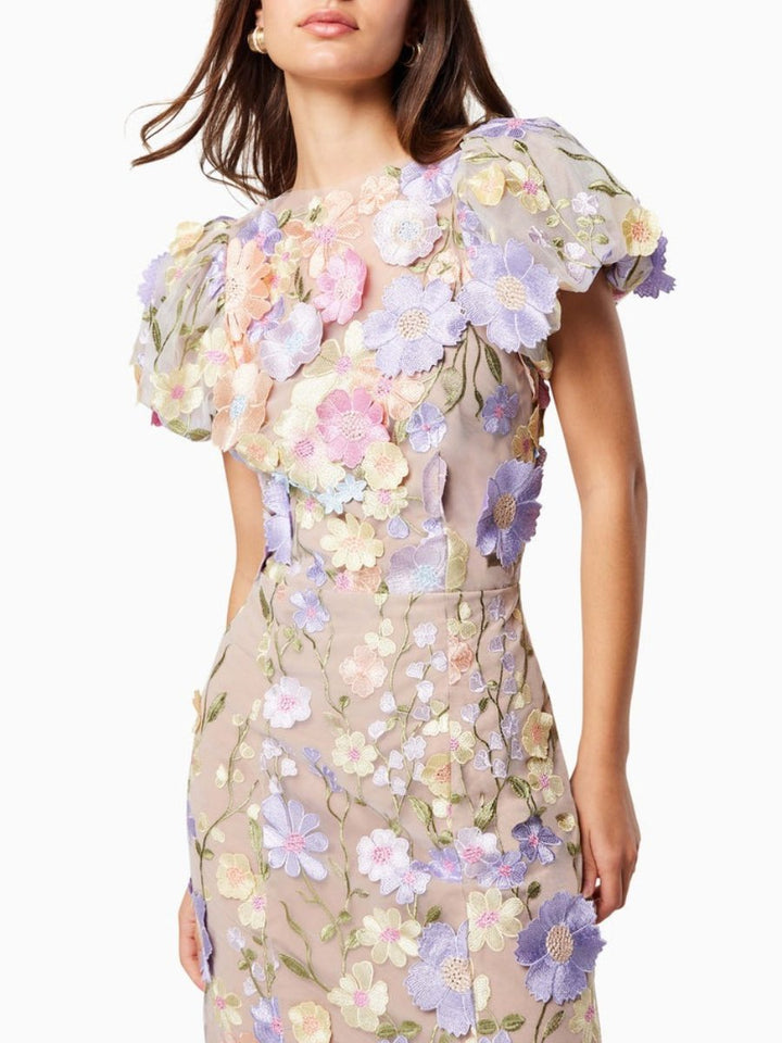 Floralina - Floral Lace Maxi Dress