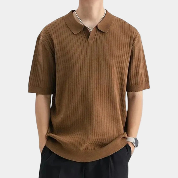 Men's Ribbed Polo