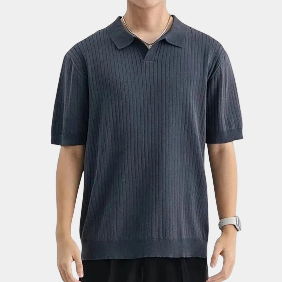 Men's Ribbed Polo