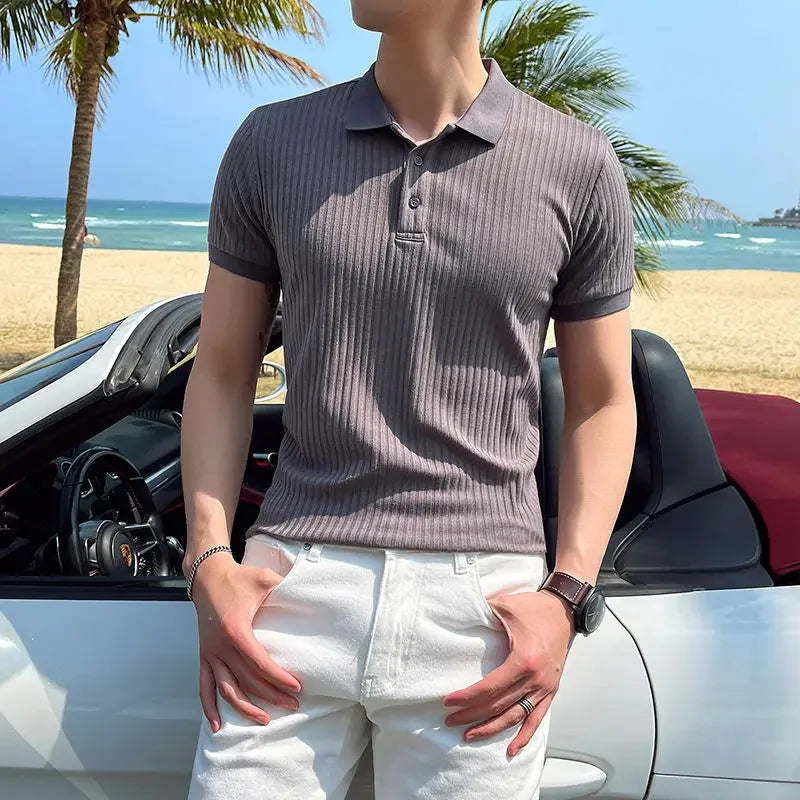 Men's Buttoned Polo