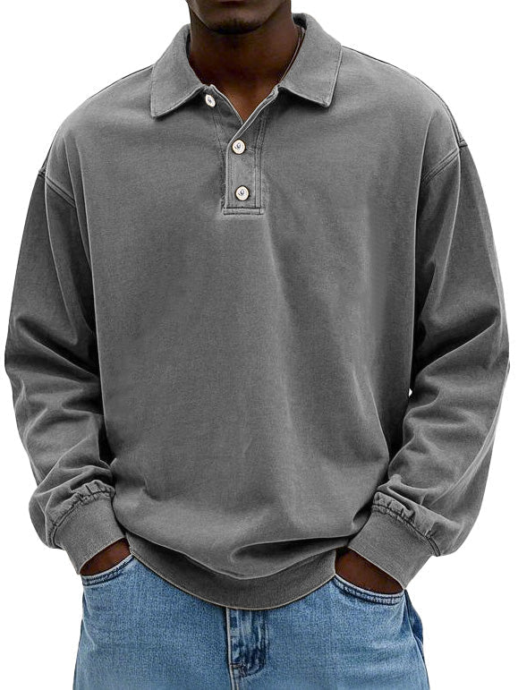 Maxime | Stylish Long-Sleeved Polo Shirt