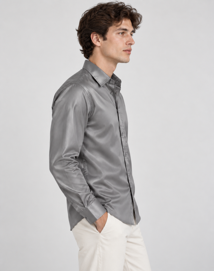 Men's Shirt with Stretch and Anti-Crease