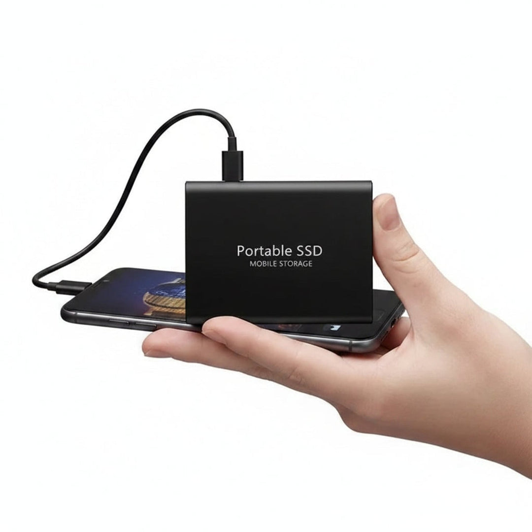 Portable Ssd External Hard Drive With High Speed USB Storage And Durable Metal Housing